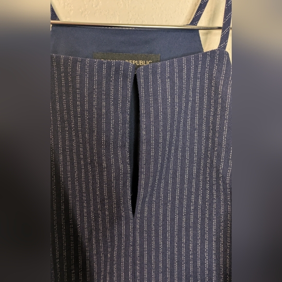 Banana Republic Dark Blue Pinstripe Strappy Top - Picture 5 of 7